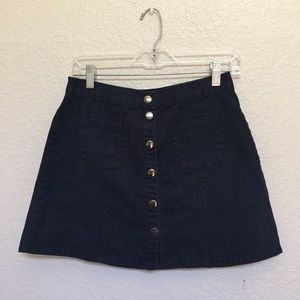 Bdg navy skirt from urban outfitters!